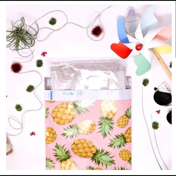 Other - 1 pack of 100 10” x 13” Pineapple Poly Mailers